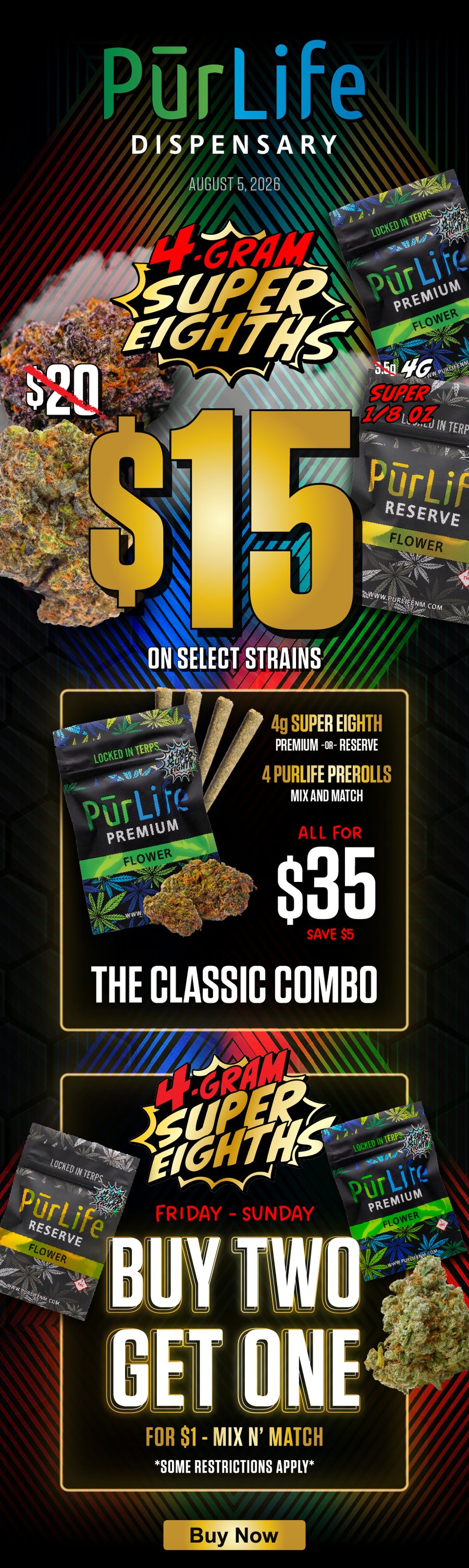 PuRLife Super Eighths email campaign
